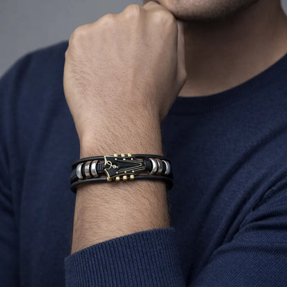 Six String Collectives - Leather Guitar Bracelet